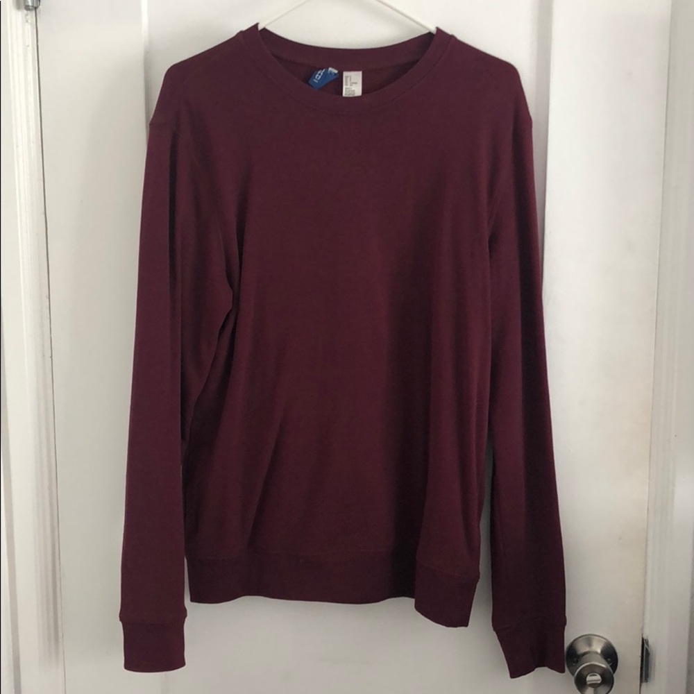 Burgundy sweater
